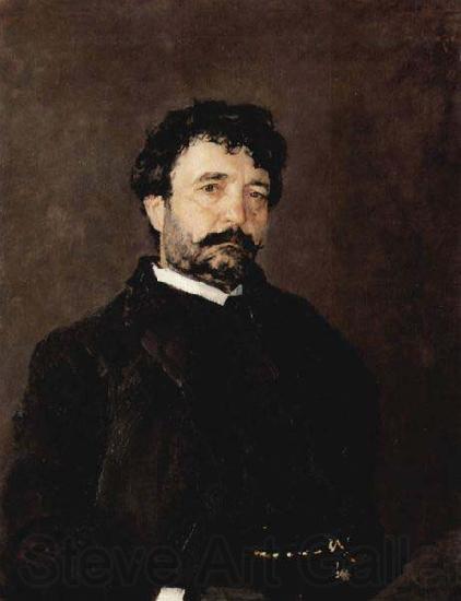 Valentin Serov Portrait of Italian singer Angelo Masini 1890 Spain oil painting art
